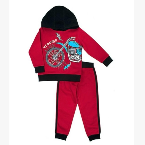 - Little Rebels Motorcycle Hoodie & Jogger Pants - Picture 1 of 3